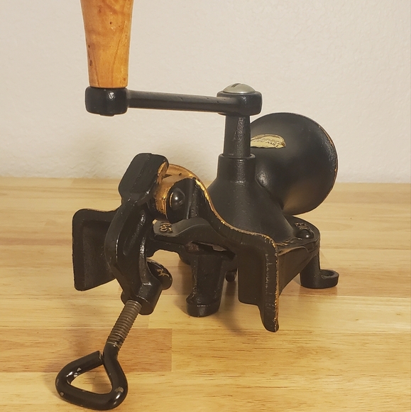 Spong & Co England No 1 Wall or Counter Coffee Mill Grinder Cup label NM - Picture 10 of 12